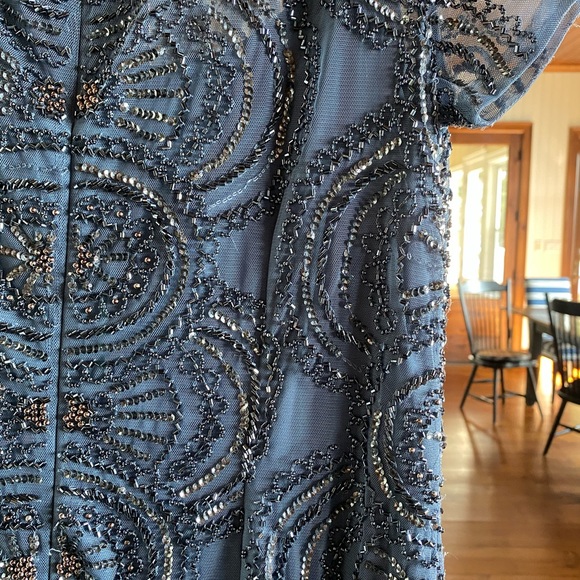 Aidan Mattox Beaded Midi Dress size 12 - Picture 4 of 9